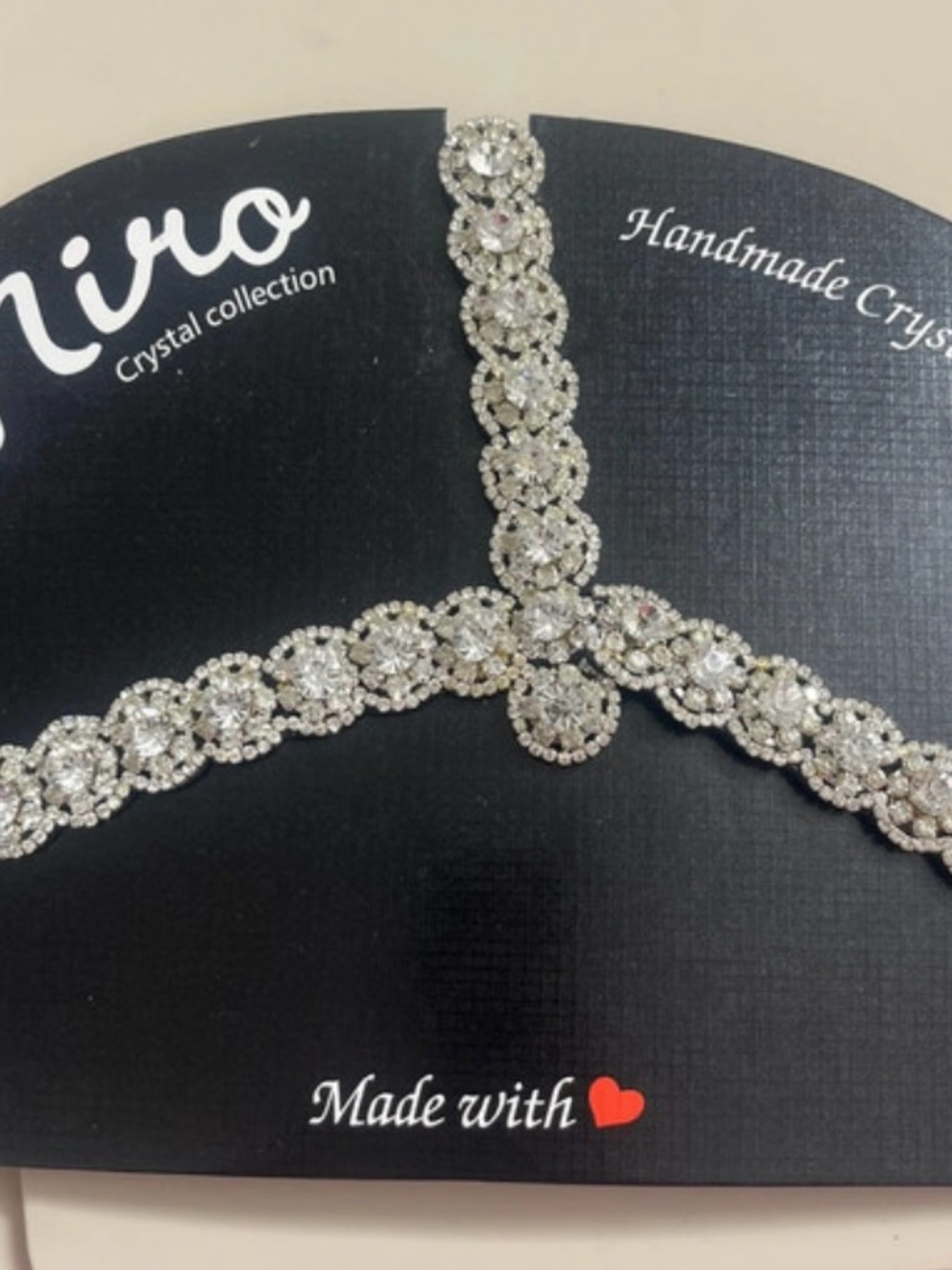 IRO Silver Crystal Bridal Hair Vine